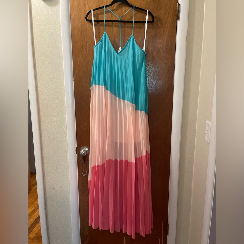 INA Maxi Dress three tone size Medium